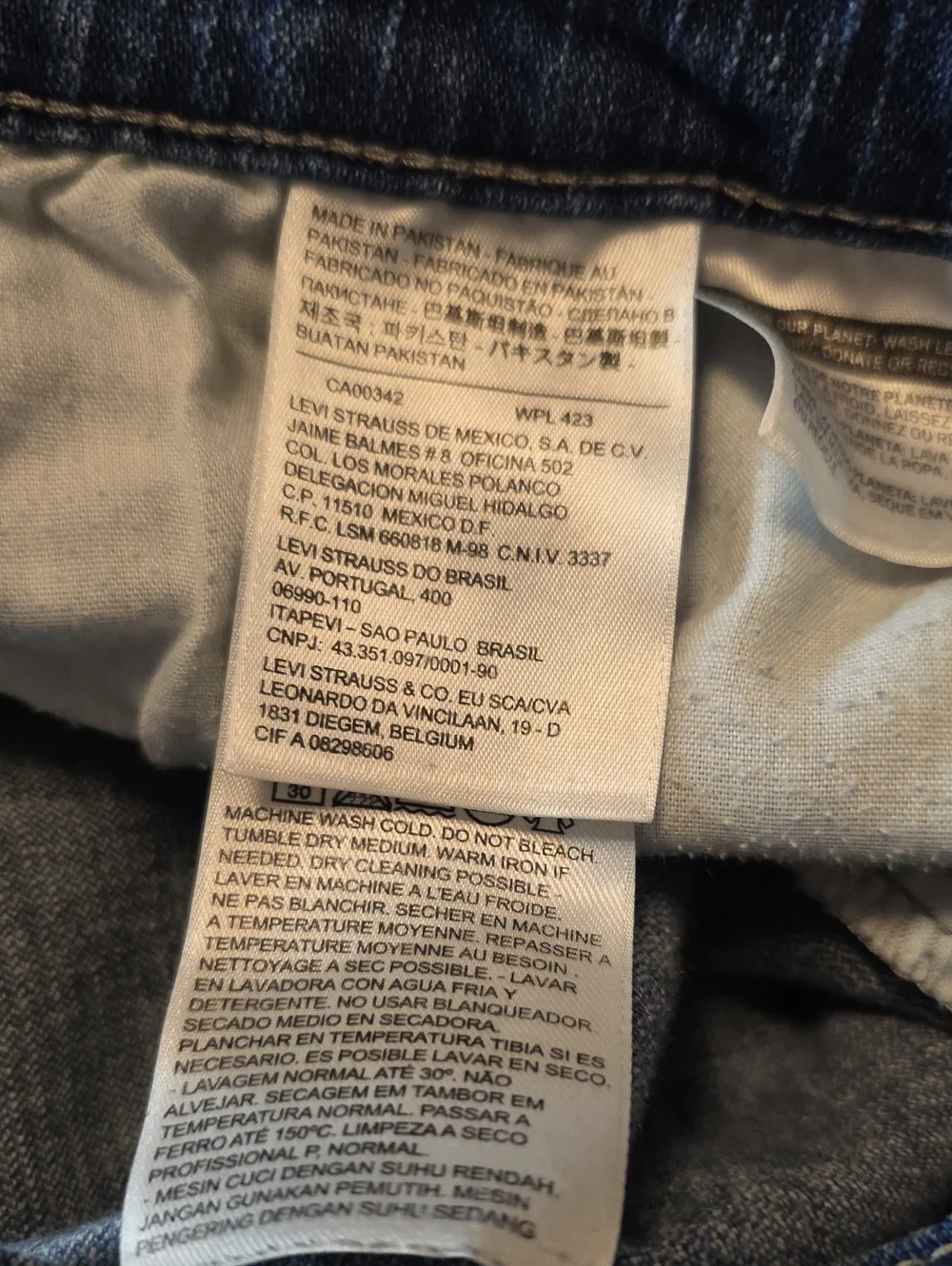 Levi's Blue Denim Jeans - Bootcut